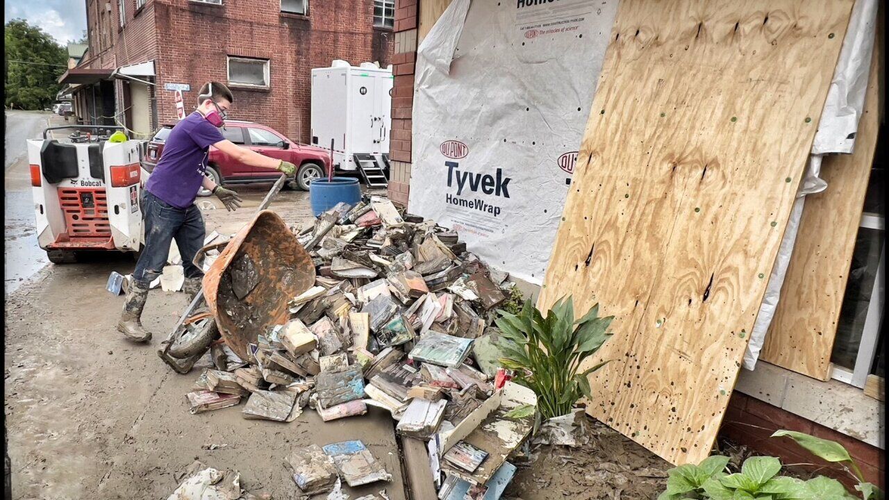 Library devastated by flooding in Letcher County accepting books